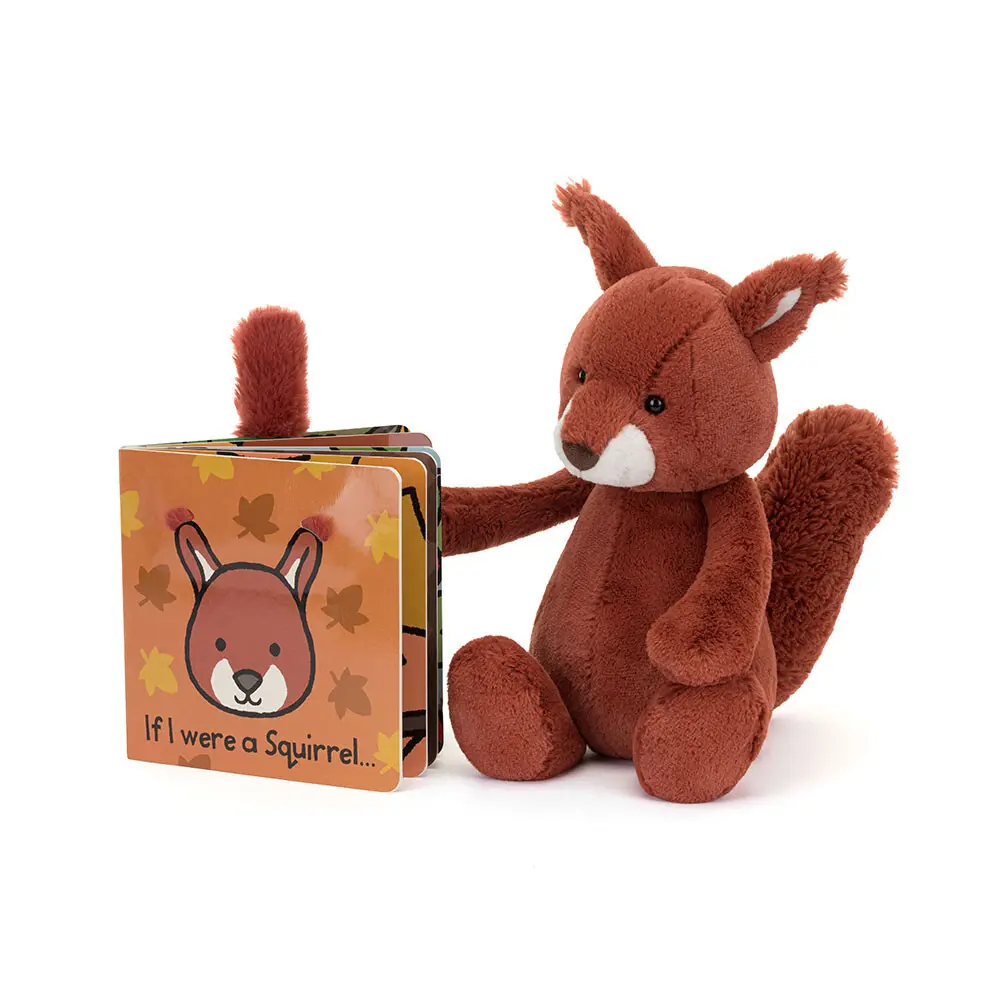 If I Were a Squirrel Board Book & Bashful Squirrel Medium