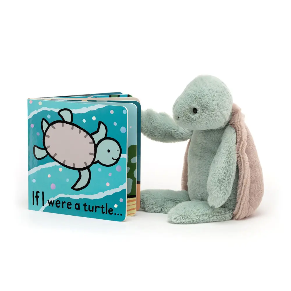 If I Were a Turtle Board Book & Bashful Turtle Medium